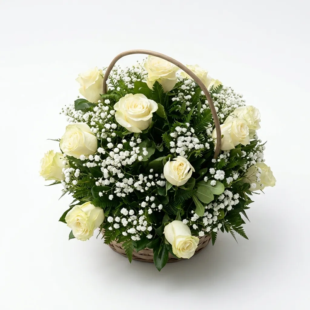 Canasto de 15 rosas